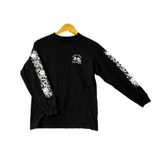 Lurking Class Sketchy Tank Good Times Bad Friends Long Sleeve Shirt Black Small